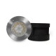 Spot 230V encastrable sol rond LED RGBW 9W - IP67 - Pot d'encastrement