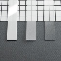 Diffuseur plat 19,2 mm pour Profilé Aluminium