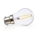 Ampoule LED B22 2W COB G45 Bulb Filament