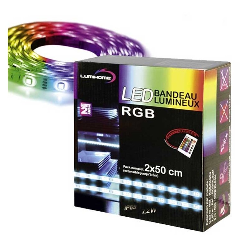 Rallonge 50cm Ruban LED RGB  Boutique Officielle Lumihome®