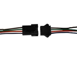 Kit Connecteurs 4 Pin Mâle/Femelle à souder pour ruban LED RGB