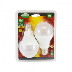 Lot de 2 Ampoules LED E27 15W Bulb