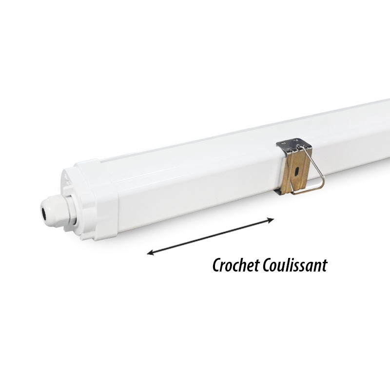 Boitier étanche LED Miidex Lighting traversant remplaçant les boitiers à  tube - Lum&smart-pro