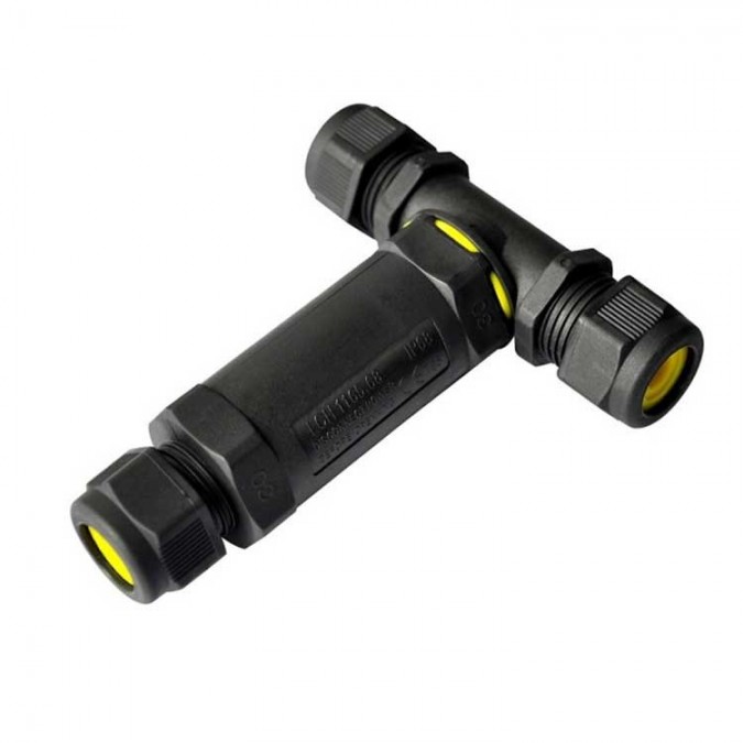 Connecteur T étanche IP68 230V