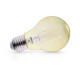 Ampoule LED E27 Bulb 8W COB Filament Golden (Dimmable en option)