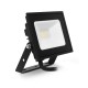 Projecteur LED SMD 10W Extérieur IP65 Plat - Vue 3/4 noir
