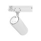 Spot LED FOCUS II sur rail - 15W CCT - Vue arrière blanc