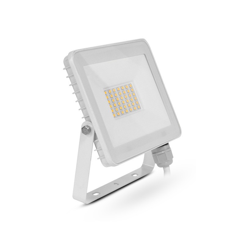 Miidex Lighting - Projecteur Exterieur LED 230V 10W 6000°k PLat