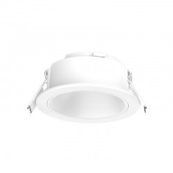 Collerette ronde basse luminance pour spot LED ECLAT II - Blanc/blanc