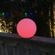 Boule lumineuse Multicolore Solaire SOLSTY C Ø30 - Rouge