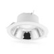 Downlight LED avec alimentation déportée - 15W Basse Luminance - Réflecteur argent