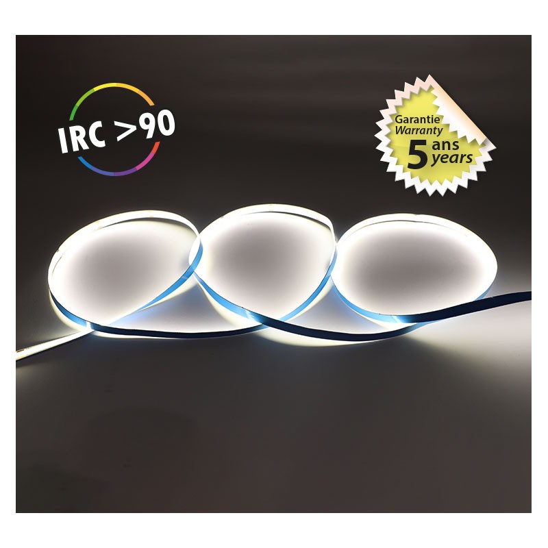 Ruban LED COB 9 watts /m - Blanc -.  Boutique Officielle Miidex Lighting®