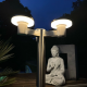 Lampadaire solaire LED ALTO - CCT - Bouddha