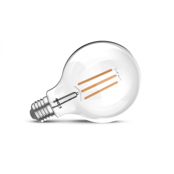 Ampoule LED E27 Globe 8W COB Filament G95