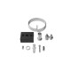 Kit de Suspension pour Rail Noir 2 m