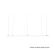 Kit de suspension pour Plafonniers 30 x 120 cm et 60 x 120 cm