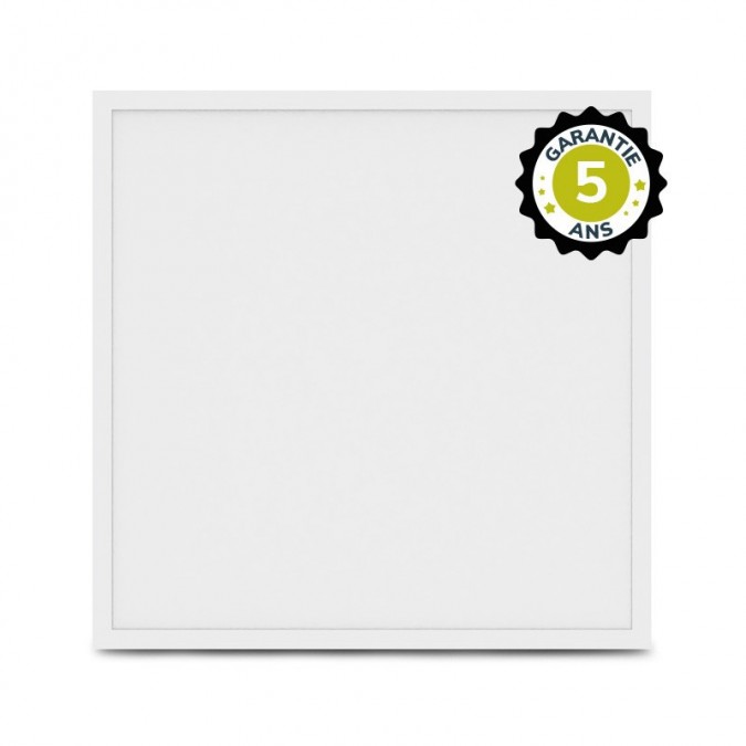 Dalle LED Blanc PMMA 595x595 28W 3000K - Garantie 5 ans