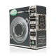 Support plafond Rond Orientable Argent Ø92 mm