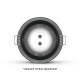 Support de spot BBC Rond étain brosse Ø85 x 43 mm IP65