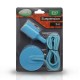 Suspension Douille Silicone E27 - Bleu Câble 2m