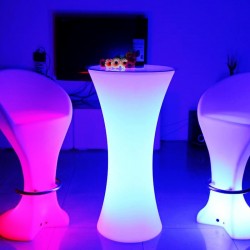 Mange-Debout lumineux multicolore BAR PARTY C110