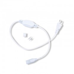 Câble alimentation emb fin connecteur pin male/male neon flex 27x15 mm