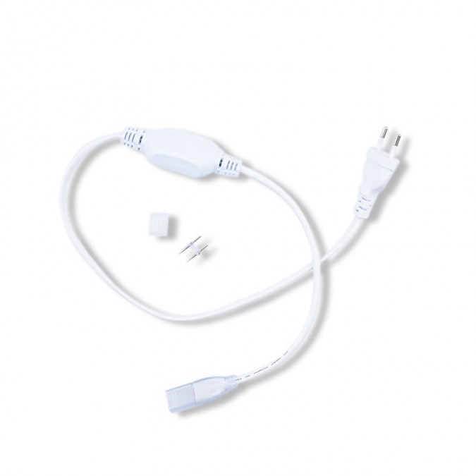 Câble alimentation emb fin connecteur pin male/male neon flex 27x15 mm