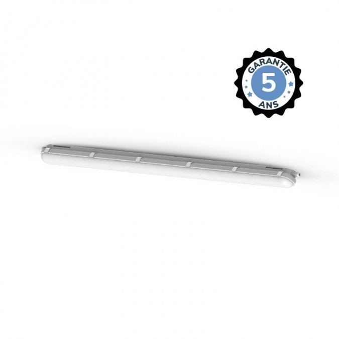 Étanche LED Intégrées traversant 4000K 50W IP65 1520 x 83 mm - Garantie 5 ans