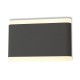 APPLIQUE MURALE LED 10 W 175 mm 3000K GRIS ANTHRACITE IP54
