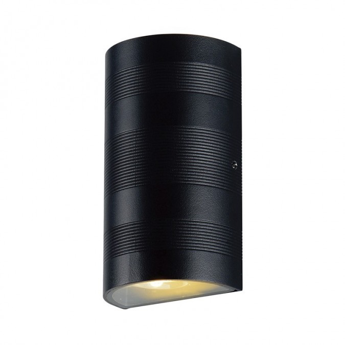 Applique Murale LED 2x5W Cylindrique 4000K Gris IP54