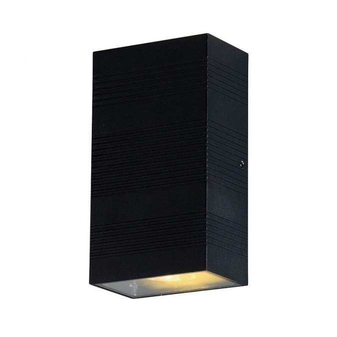 Applique Murale LED 2x5W 2x345LM Rectangulaire 4000K Gris IP54