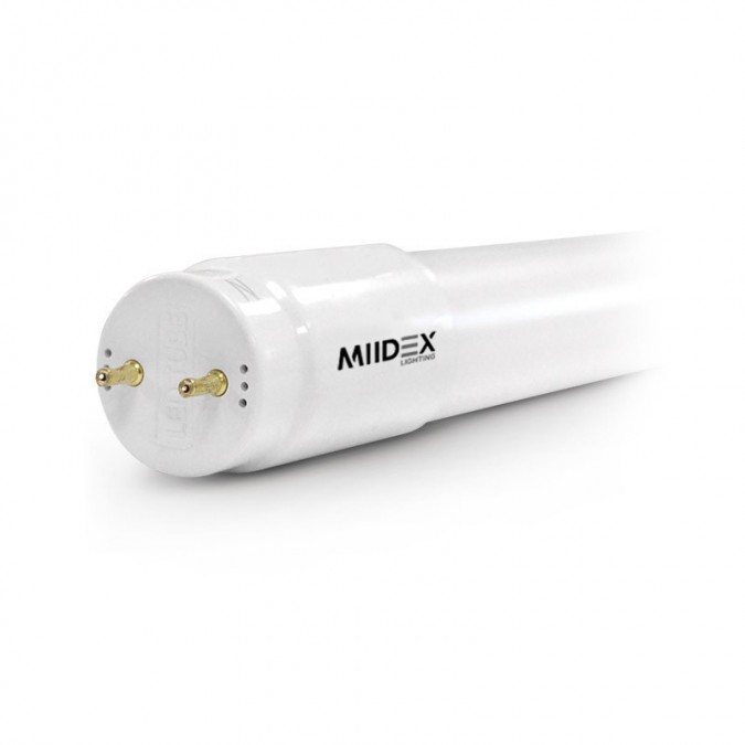 Tube LED T8 18W 6500K 1200 mm P/N même côté