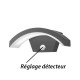 Applique Murale LED 8W 330 lm Détecteur 3000K Gris IP54