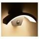 Applique Murale LED 7,5W 360 lm Détecteur 4000K Gris IP54