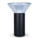 Potelet Solaire Conique LED 4W 4000K Noir 380mm