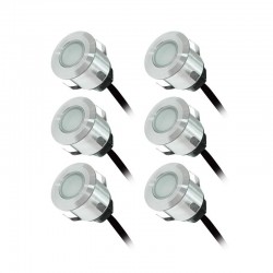 KIT SPOT LED TERRASSE 6x0,6W 12V 3000K