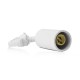 Spot LED sur Rail GU10 (sans ampoule) BLANC
