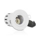 Support de spot BBC rond blanc fixe douille automatique