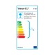 Support de spot BBC rond blanc fixe douille automatique