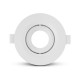 Support de spot basse luminance Rond Orientable blanc Ø110