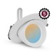 Spot LED Escargot Rond Inclinable et Orientable Blanc 38W CCT - Garantie 5 ans