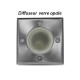 Spot Encastrable Sol Douilles GU10 & GU5.3 Inox 316 L