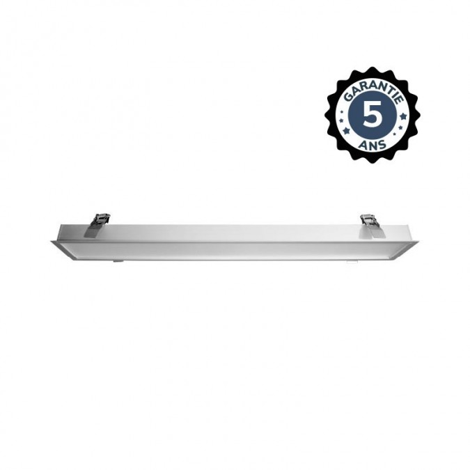 Linéaire LED encastrable Prismatique 600mm 18W 4000K - Garantie 5 ans