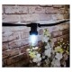 GUIRLANDE FORAINE CABLE PLAT NOIR 10 METRES 10 DOUILLES B22