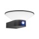 Applique Murale LED Détecteur 13 Watt 3000K Gris anthracite