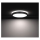 Plafonnier LED Noir Ø800 80W 4000K - Garantie 5 ans