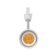 Spot LED sur Rail Blanc 25W 4000K 2500 LM IRC90 adaptateur rail 3 allumages