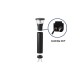 Potelet LED 25W CCT Noir 475mm - Garantie 5 ans