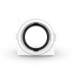 Collerette basse luminance carrée/rond blanc/noir pour spot ÉCLAT II