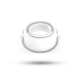 Collerette basse luminance carrée/rond blanc/blanc pour spot ÉCLAT II